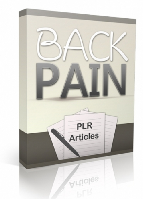 Product picture Power Pack 10 Back Pain Articles with PLR